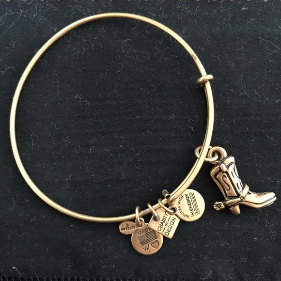 Alex and Ani Jewelry - Alex and Ani Cowboy Boot Charm Bangle